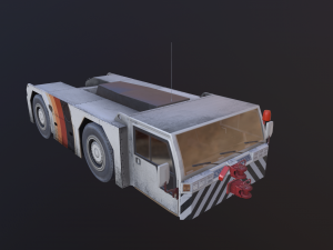 tow tractor Modello 3D