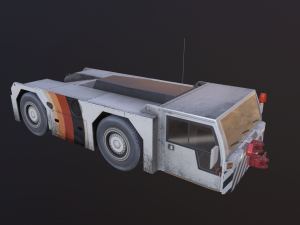 tow tractor Modello 3D