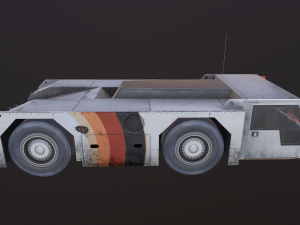 tow tractor Modello 3D