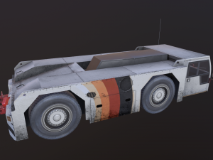tow tractor Modello 3D