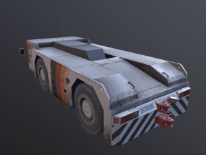 tow tractor Modello 3D