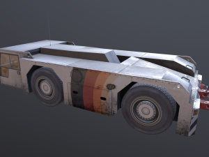 tow tractor Modello 3D