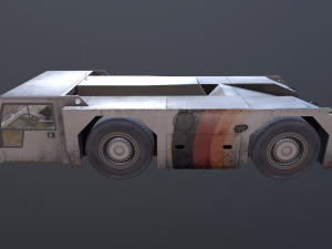 tow tractor Modello 3D
