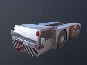 tow tractor Modello 3D