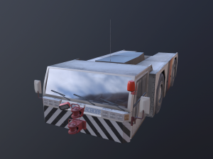 tow tractor Modello 3D