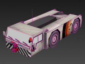 tow tractor Modello 3D