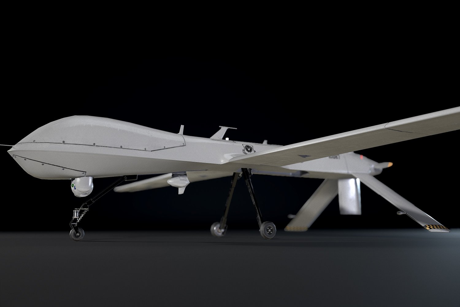 Predator Mq 1a 3d Model In Drone Copter 3dexport