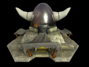 temple of odin Modelo 3D
