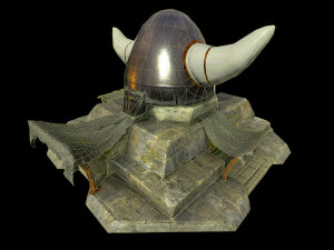 temple of odin Modelo 3D