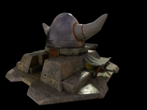 temple of odin Modelo 3D