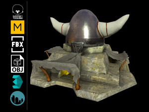 temple of odin 3D 模型