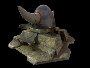 temple of odin Modelo 3D