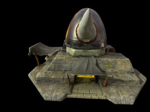 temple of odin Modelo 3D