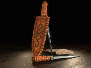 knifestone 3D 모델