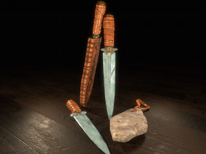 knifestone 3D 모델
