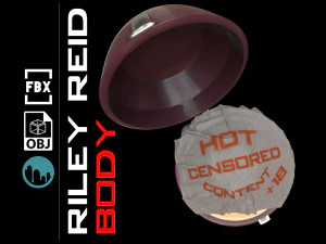 женское тело 8, Райли Рид 3D Принт Модель