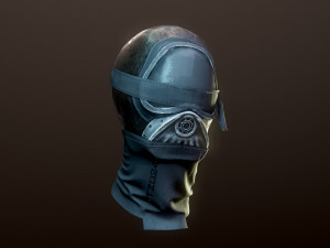 mask low-poly Modelo 3D