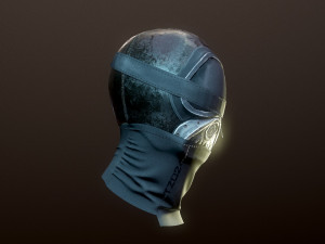 mask low-poly Modelo 3D