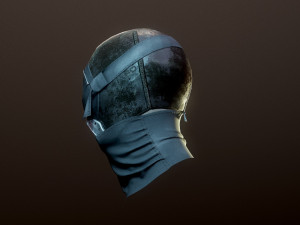 mask low-poly Modelo 3D
