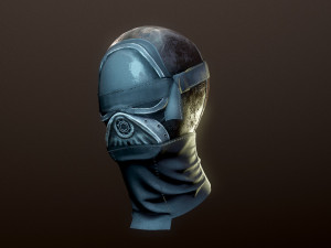 mask low-poly Modelo 3D