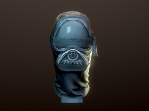 mask low-poly Modelo 3D
