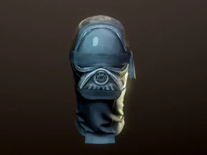 mask low-poly 3D Model