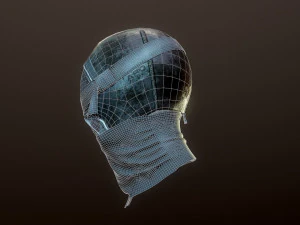 mask low-poly 3D Model