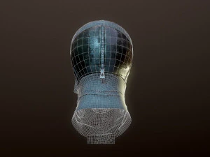 mask low-poly 3D Model