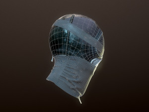 mask low-poly Modelo 3D