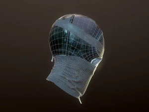 mask low-poly 3D Model