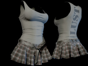 dress 3 Modello 3D