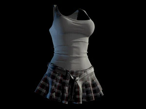 dress 3 3D Model