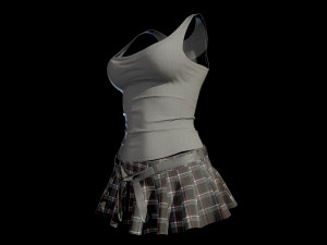 dress 3 Modello 3D