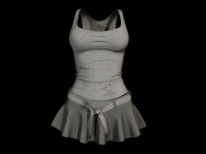 dress 3 Modello 3D