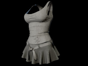 dress 3 Modello 3D