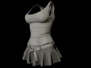 dress 3 3D Model