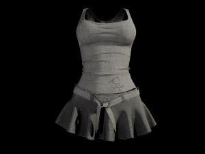 dress 3 Modello 3D