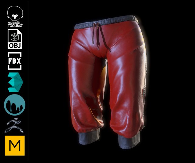 breeches Modèle 3D .c4d .max .obj .3ds .fbx .stl .blend 