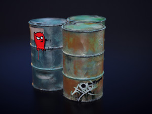 angry keg Model 3D