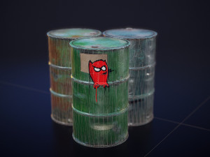 angry keg Model 3D