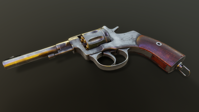 Nagan1910 Modèle 3D .c4d .max .obj .3ds .fbx .stl .blend 