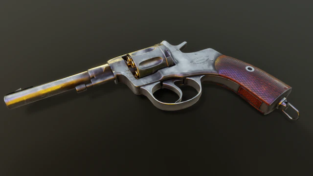 Nagan1910 Modello 3D .c4d .max .obj .3ds .fbx .stl .blend 