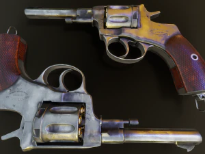 Nagan1910 Modello 3D