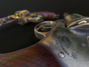 Nagan1910 Modello 3D