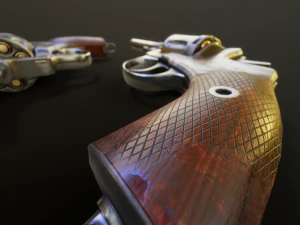 Nagan1910 Modello 3D