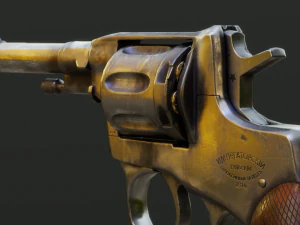 Nagan1910 Modello 3D