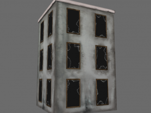 abandoned building 01 Modelo 3D