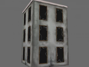 abandoned building 01 3D Model