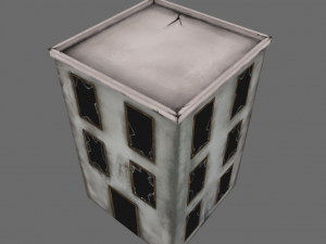 abandoned building 01 Modelo 3D