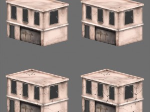 abandoned building 02 3D-Modell